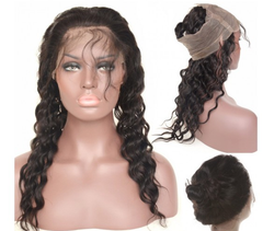 Medium Natural Straight Capless Synthetic Wig 16 Inches